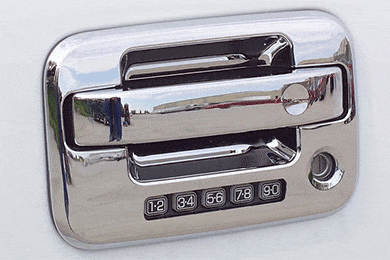 Putco Chrome Door Handle Covers, Chrome Door Handles