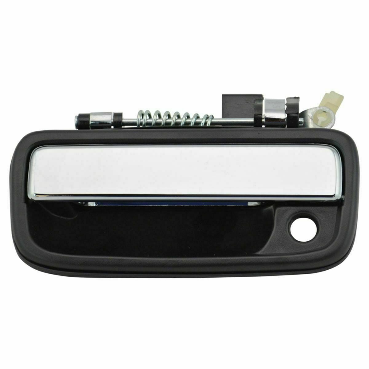 Toyota Tacoma Front Left Door Handle - Black & Chrome Exterior Driver Side