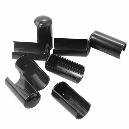 8Pcs ABS Black Door Hinge Covers Trim For 2007-2017 Jeep Wrangler JK JKU 4D