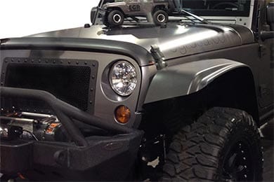 EGR Matte Black Fender Flares - Best Price on Rugged Black Jeep Wrangler Fender Flares