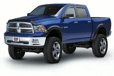EGR Rugged Style Fender Flares - Easy Install, Rugged Look Truck Flares - Free Shipping!