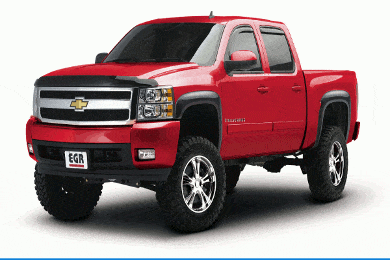 EGR Rugged Style Fender Flares - Easy Install, Rugged Look Truck Flares - Free Shipping!