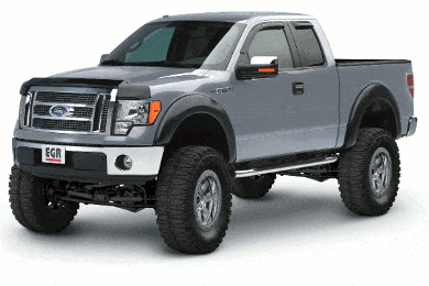 EGR Rugged Style Fender Flares - Easy Install, Rugged Look Truck Flares - Free Shipping!