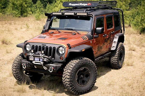 Hurricane Fender Flares - Rugged Ridge Hurricane Flat Flares