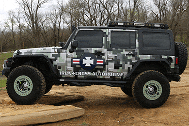 Iron Cross Jeep Fender Flares - Front or Rear Sets - FREE SHIPPING!