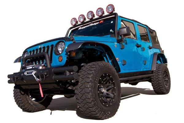 Rugged Ridge Flat Style Fender Flares - Rugged Ridge Jeep Wrangler Fender Flares