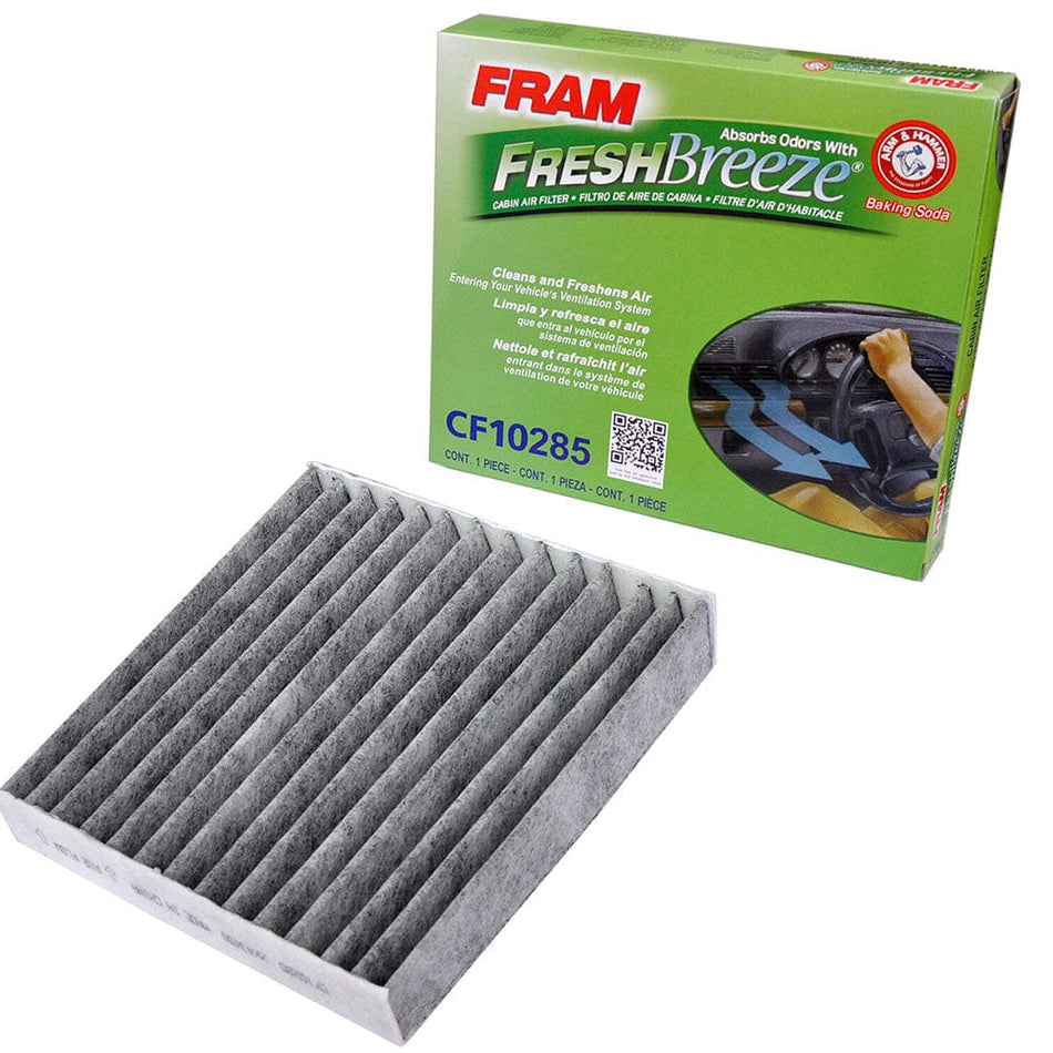 FRAM CF10285 Cabin Air Filter for Toyota Lexus | Fresh Breeze with Arm & Hammer