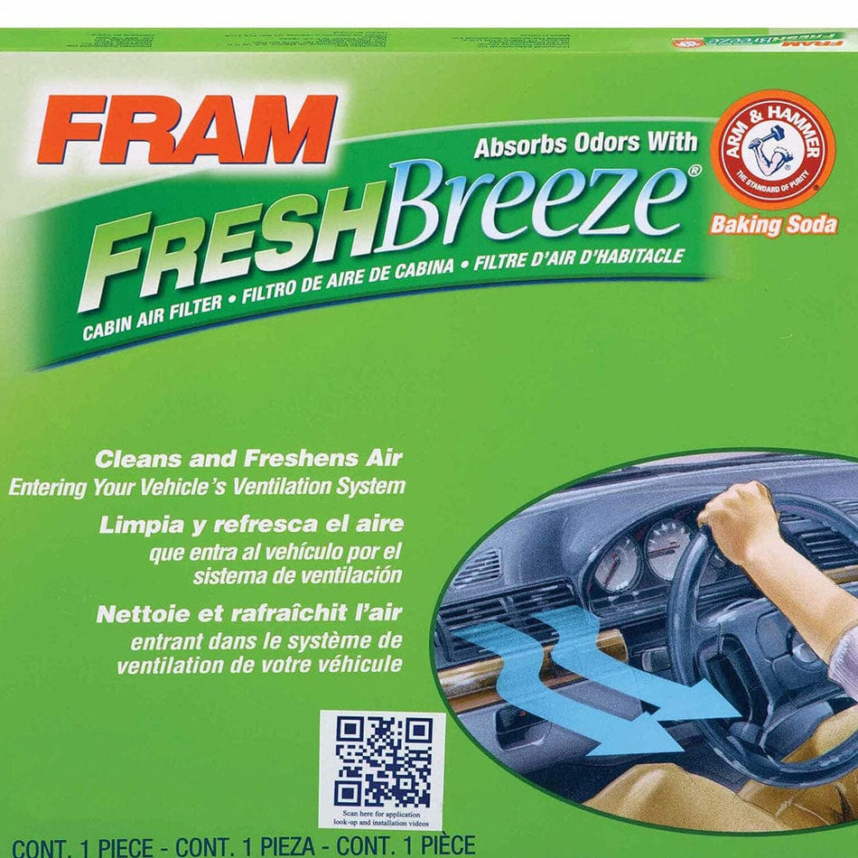 Fram CF11173 Fresh Breeze Cabin Air Filter fits Quest Maxima Murano Altima