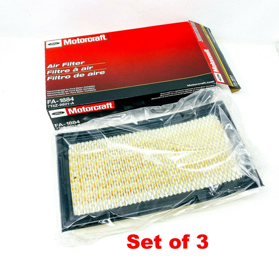 Motorcraft Engine Air Filter FA1884, 3pcs
