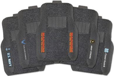 FANMATS Military Deluxe Floor Mats - Army, Navy, Marines