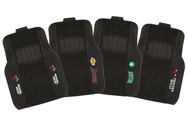FANMATS NBA Deluxe Floor Mats - Best Basketball Logo Car Floor Mats for Trucks & SUVs - Universal Fit