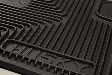 Husky Heavy Duty Floor Mats - Rubber Weatherproof Floor Mats