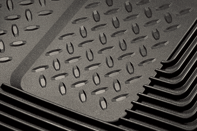 Husky Heavy Duty Floor Mats - Rubber Weatherproof Floor Mats