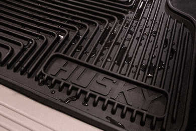 Husky Heavy Duty Floor Mats - Rubber Weatherproof Floor Mats