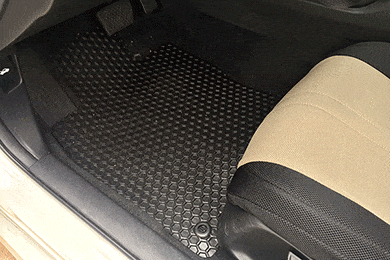 Intro-Tech Automotive Hexomat Floor Mats - Rubber Truck & Car Floor Mats | AutoAnything