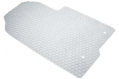 Intro Tech Clear HEXOMAT Floor Mats - Free Shipping IntroTech Clear Hexomat Rubber Car Mats