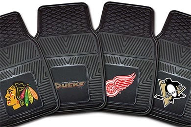 NHL Floor Mats - Best Prices & Reviews on FANMATS NHL Logo Rubber Floor Mats - Hockey Logo Car Floor Mats