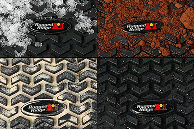 Rugged Ridge All Terrain Floor Mats - FREE SHIPPING