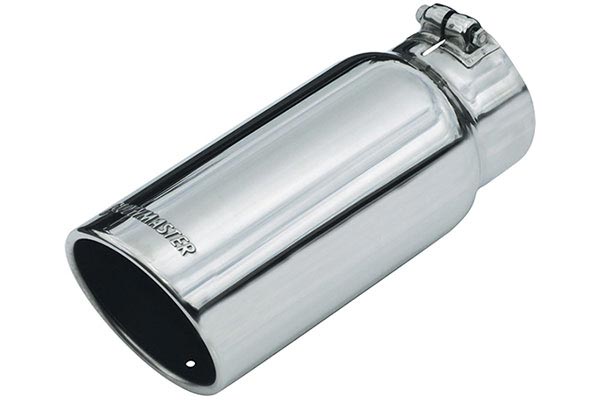 Flowmaster Rounded Exhaust Tips - Rolled Angle Cut Round Exhaust Tips by Flowmaster