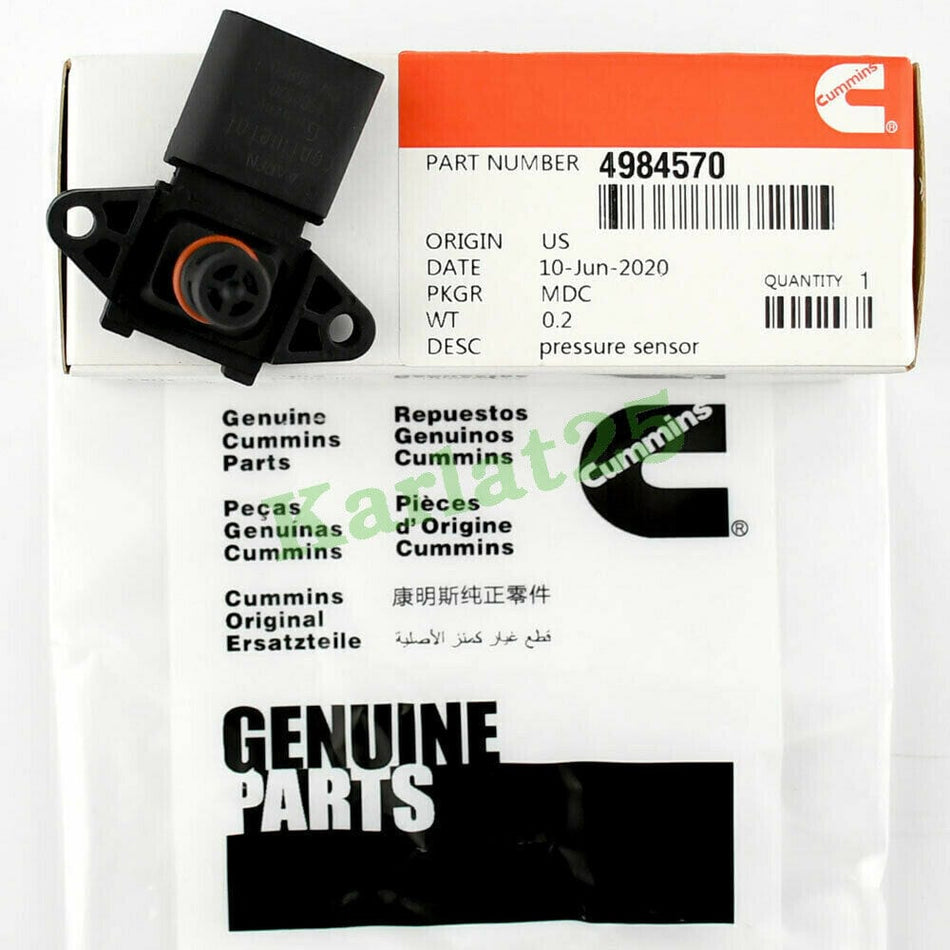 Cummins Oxygen Sensor Mass Air Flow Sensor MAF 4984570 For DODGE RAM 2500 3500 5.9L 24V