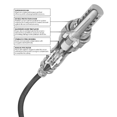 Denso Downstream Oxygen Sensor 1PC Fits 2001-2003 Dodge Ram 3500 Van 5.2L