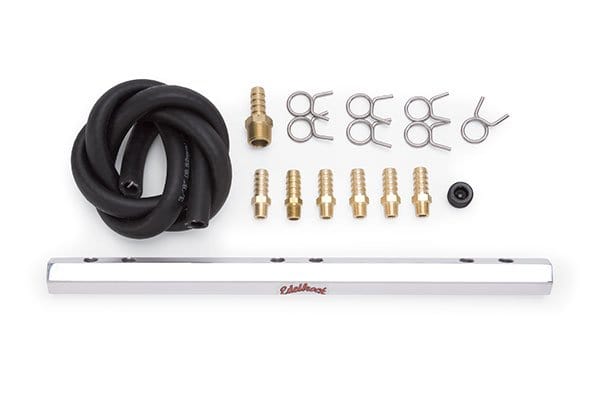 Edelbrock Fuel Log Kits - Best Price on Ported Aluminum Fuel Distribution Block for Carbureted Engines