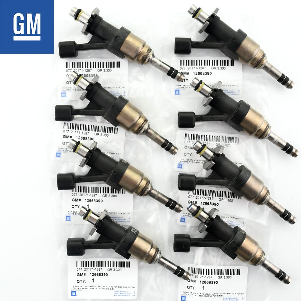 GM Fuel Injectors GM Trucks 5.3L 2014-17 12668390 Set of 8
