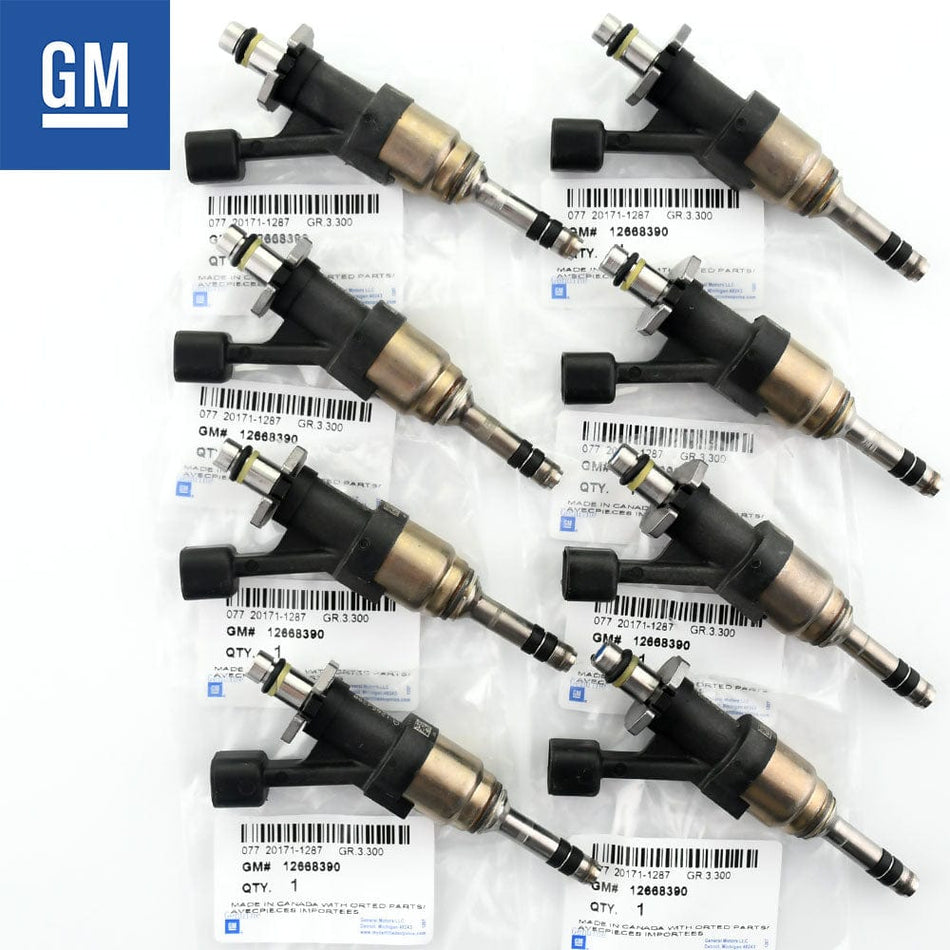 GM Fuel Injectors GM Trucks 5.3L 2014-17 12668390 Set of 8