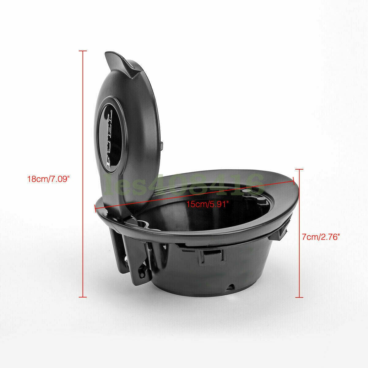 Mopar Black Vapor Edition Fuel Gas Filler Door Cap for Dodge Challenger 2008-19