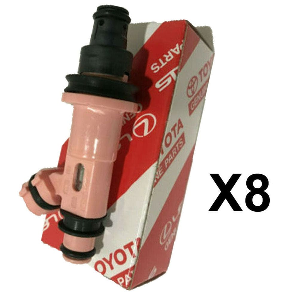 Toyota OEM Denso Fuel Injectors Set (8) 23250-50030 for 1998-2010 Lexus 4.0L 4.3L V8