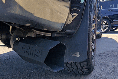 Gem Tubes Exhaust Tips -Stagger, Straight, Big Mouth