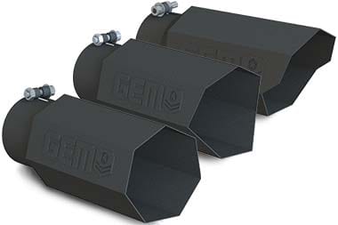 Gem Tubes Exhaust Tips -Stagger, Straight, Big Mouth
