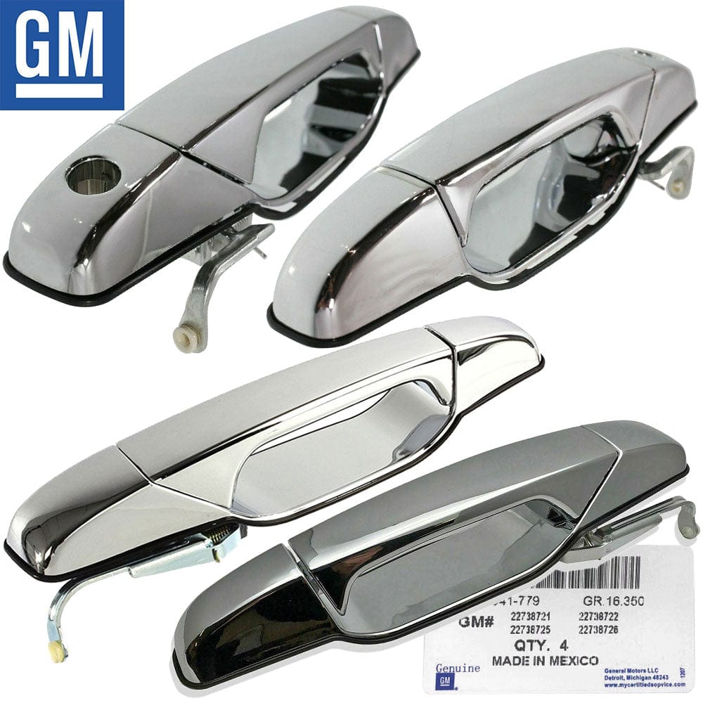 GM Front Rear Exterior Door Handle For 2007-2013 Chevrolet Silverado 1500 Tahoe