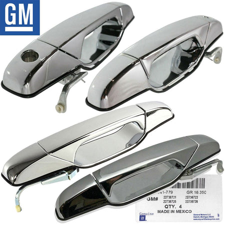 GM Front Rear Exterior Door Handle For 2007-2013 Chevrolet Silverado 1500 Tahoe