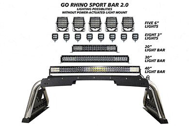 Go Rhino Sport Bar 2.0 - Polished or Black - FREE SHIPPING!