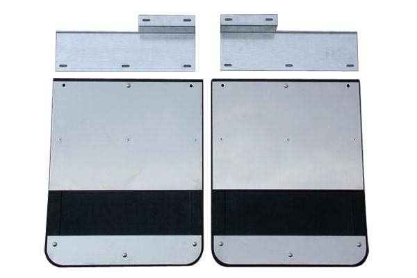 Go Industries Stainless Steel Mud Flaps, Dually Mud Flaps