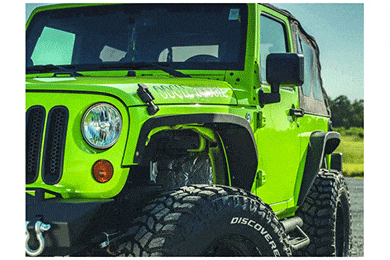 Havoc Offroad Venom Steel Fenders - Front or Rear - 5&quot; Flare Coverage - JK