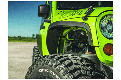 Havoc Offroad Venom Steel Fenders - Front or Rear - 5&quot; Flare Coverage - JK