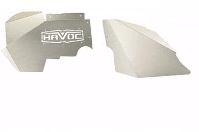Havoc Offroad Venom Steel Fenders - Front or Rear - 5&quot; Flare Coverage - JK