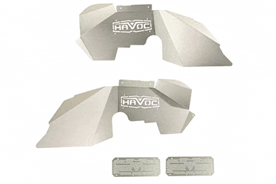 Havoc Offroad Venom Steel Fenders - Front or Rear - 5&quot; Flare Coverage - JK