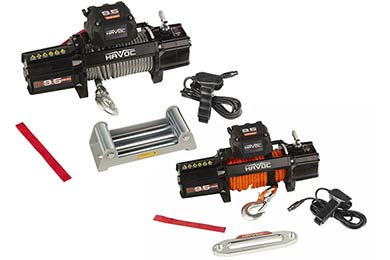 Havoc Offroad Winches - Synthetic & Galvanized - 9.5 & 12k Capacity