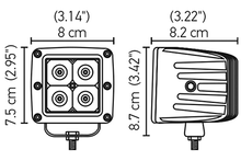 Load image into Gallery viewer, Hella Value Fit LED Light Cubes - 4&quot; Spot &amp; Flood - FREE SHIPPING!