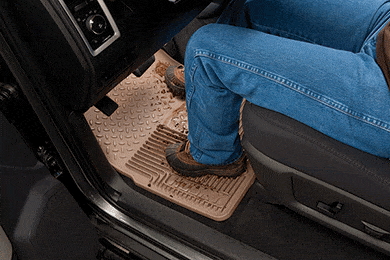 Husky Heavy Duty Floor Mats - Rubber Weatherproof Floor Mats