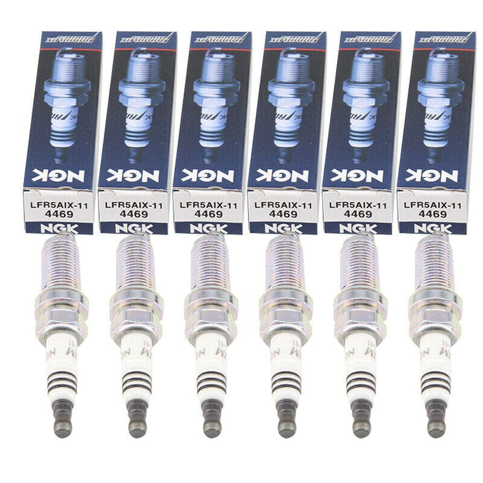 6PCS NGK Laser Iridium Spark Plugs for Nissan Frontier 4.0L V6 (2007-2014)