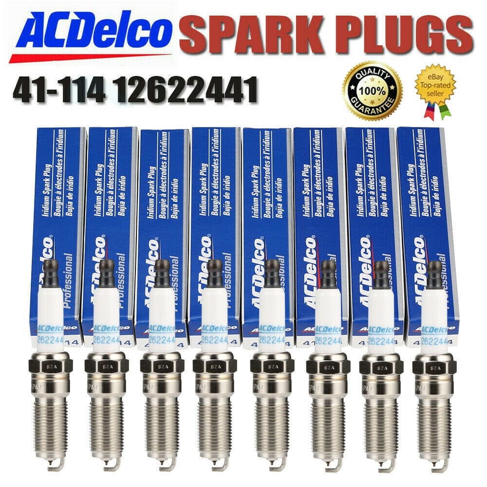 ACDelco Iridium Spark Plugs 41-114 8PCS for Cadillac Chevrolet GMC