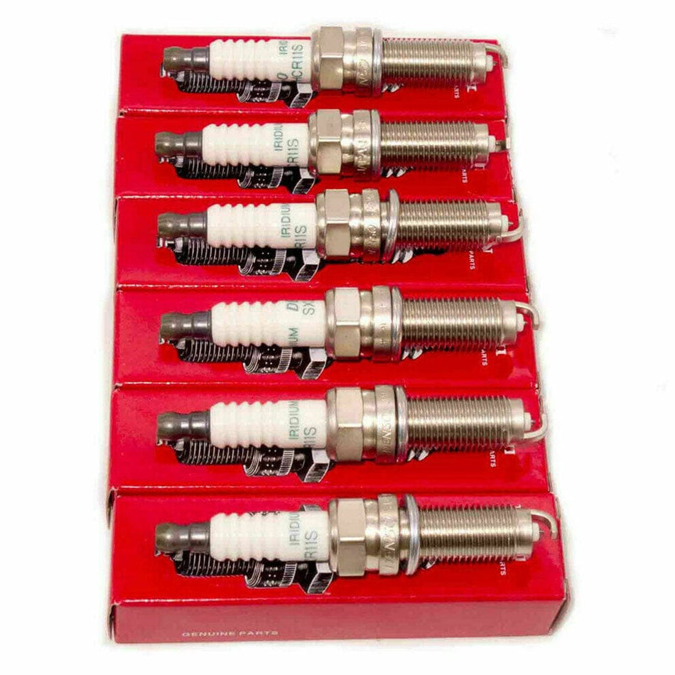 NGK 6-Pcs New OEM Spark Plugs For Honda Denso Iridium 12290-R40-A02 SXU22HCR11S 3461