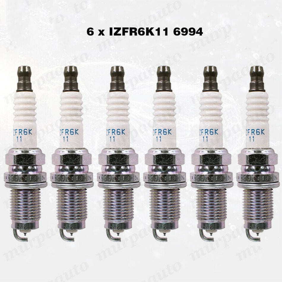 NGK 6994 Laser IZFR6K11 Iridium Spark Plugs For Honda Accord CR-V Acura RSX