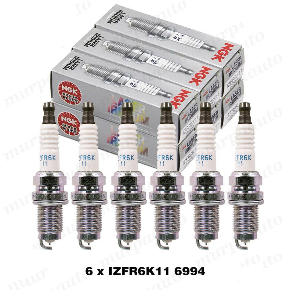 NGK 6994 Laser IZFR6K11 Iridium Spark Plugs For Honda Accord CR-V Acura RSX