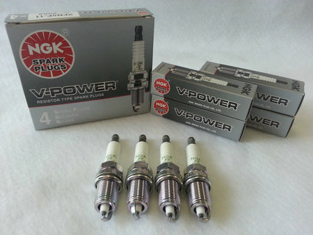NGK Copper Spark Plugs ZFR5F-11 4 Pcs- Honda/Acura OEM Replacement