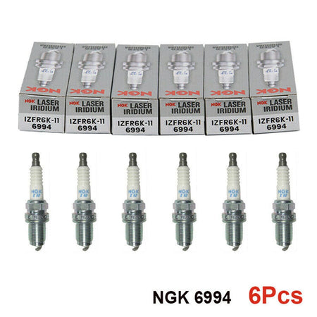 NGK Iridium Spark Plugs 6994 IZFR6K11 for Honda Acura - 6 Pack